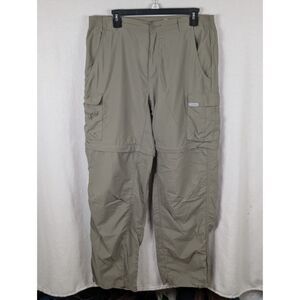 Columbia Titanium Convertible Cargo Pants Beige Men's Size Medium